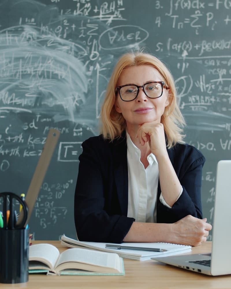 A Core Tutor teacher preparing a lesson